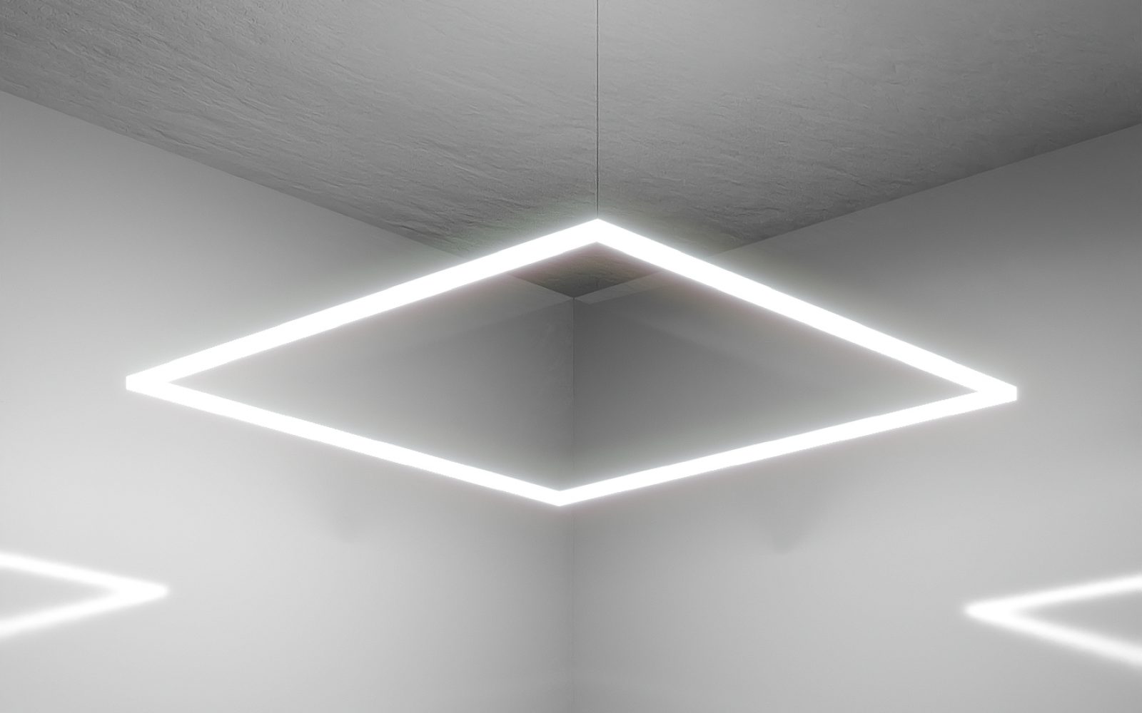TheQ quadratische LED-Designleuchte von leuchtstoff